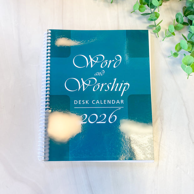 Word and Worship 2026 Desk Calendar