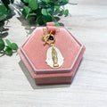 Vintage Gold Medal Toggle Neckace