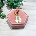 Vintage Gold Medal Toggle Neckace