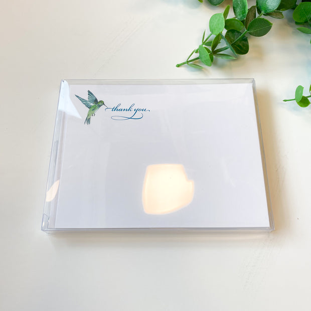 Flat Card/Envelope - Hummingbird Thank You