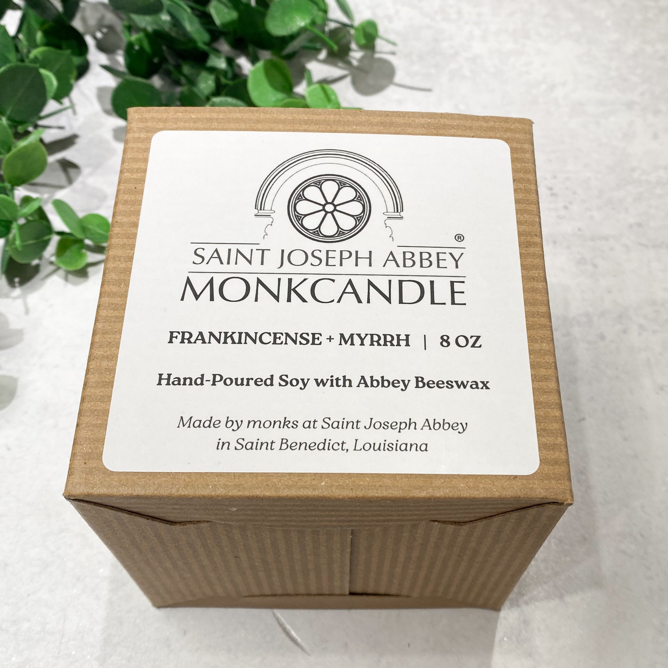 Monk Candle - Saint Joseph Abbey