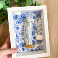 Mary Mother of God in White Frame 5x7