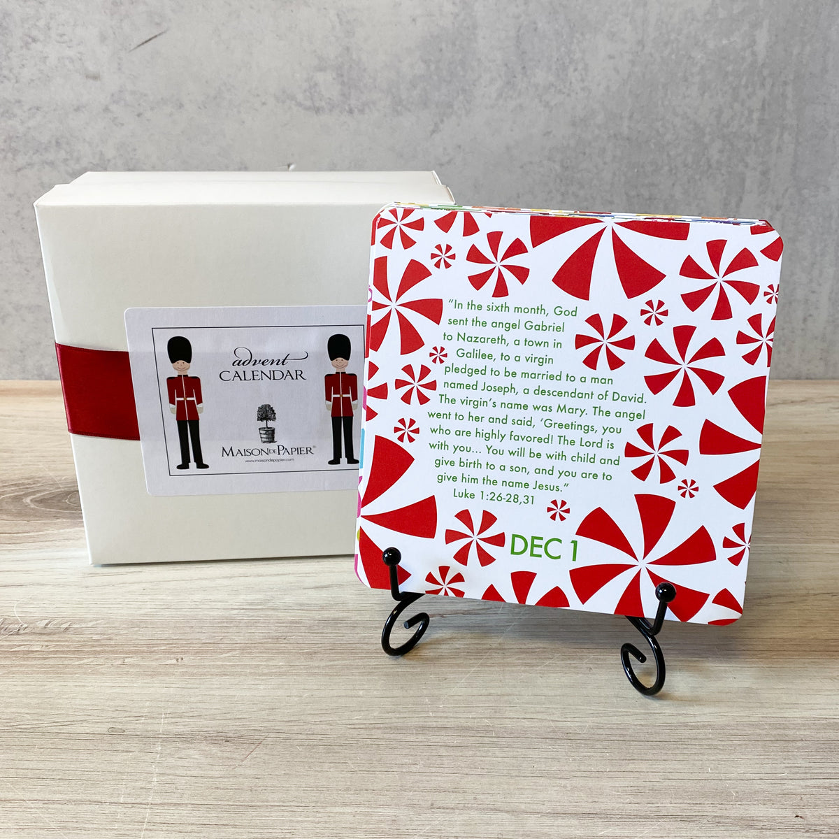 Childrens Advent Calendar with Easel