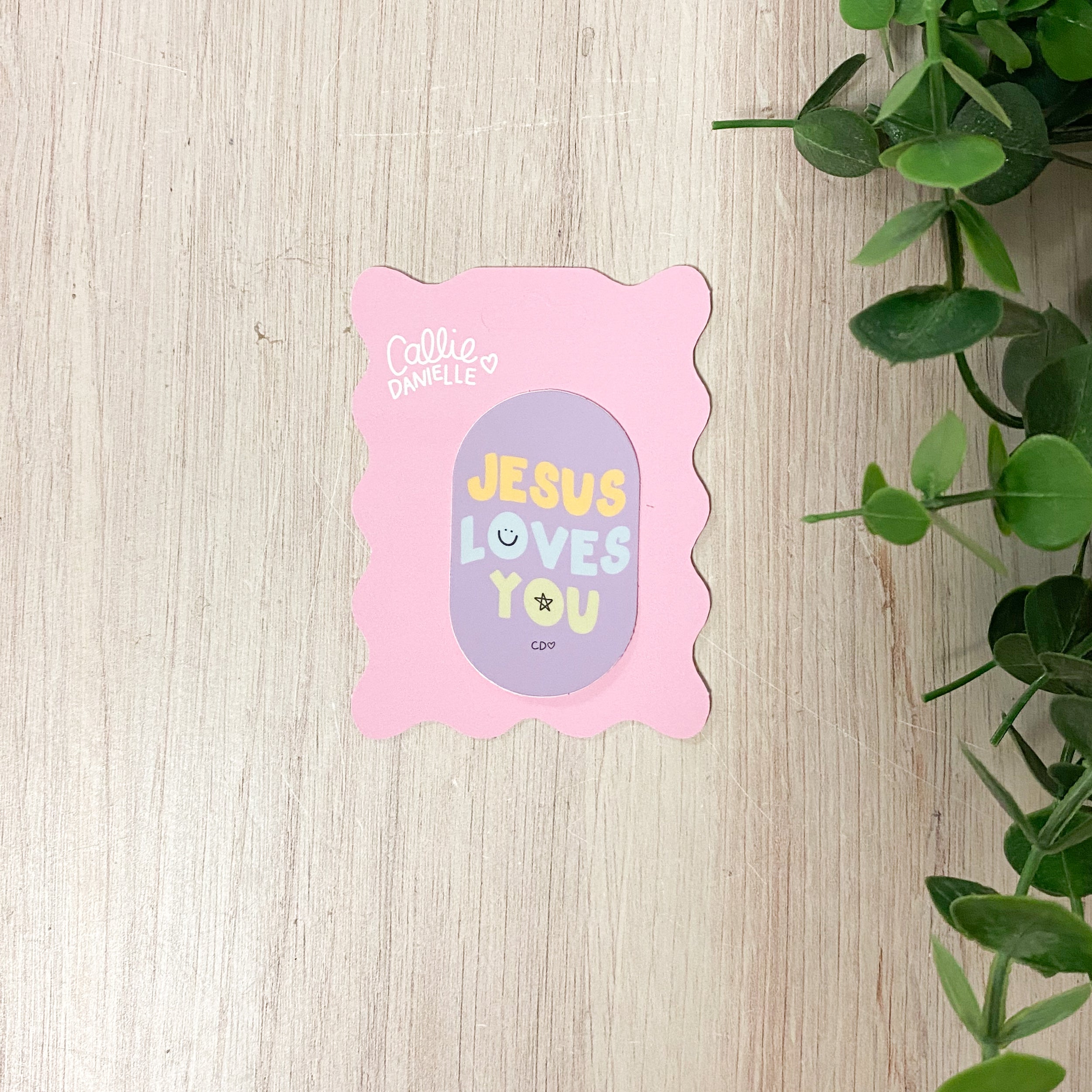 Jesus Loves You Decal Sticker