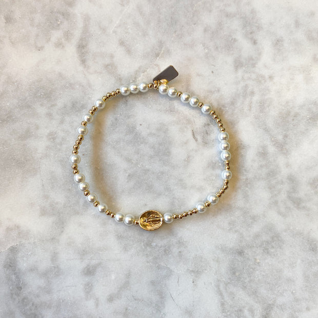 Medal & Saint Bracelet