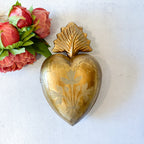 Sacred Heart Locket Box - Gold (5 sizes)