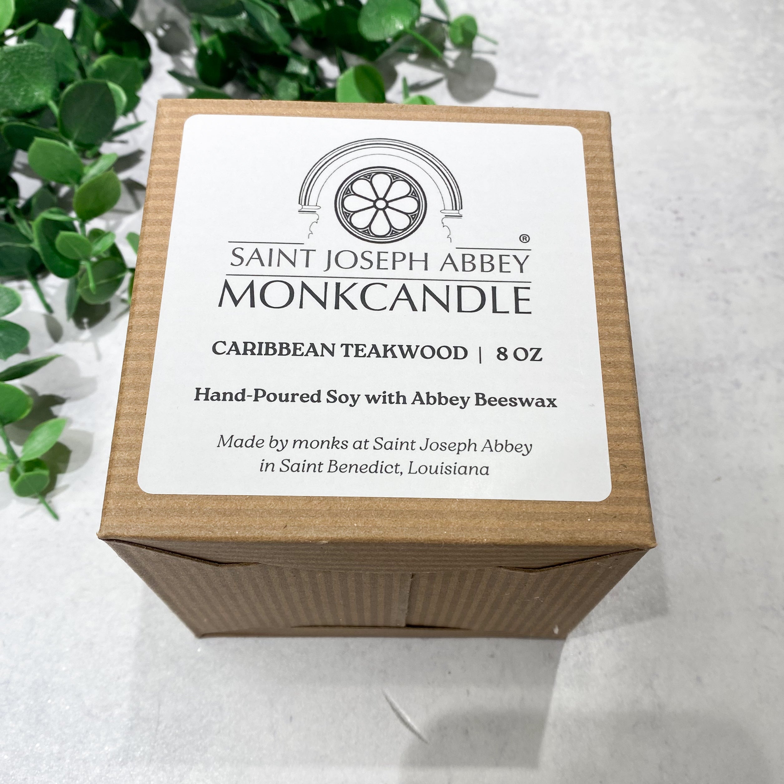 Monk Candle - Saint Joseph Abbey