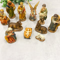 6" 11 Piece Color Nativity Set