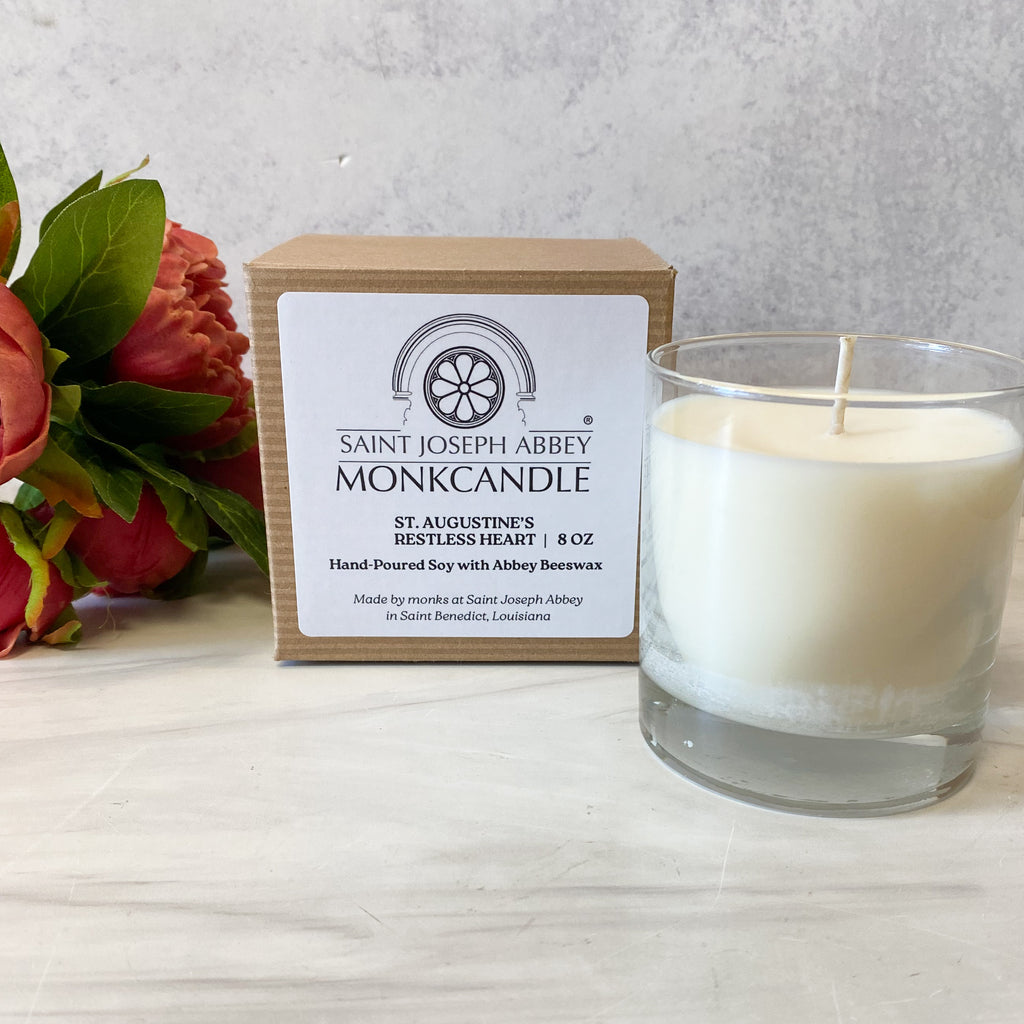 Monk Candle - Saint Joseph Abbey
