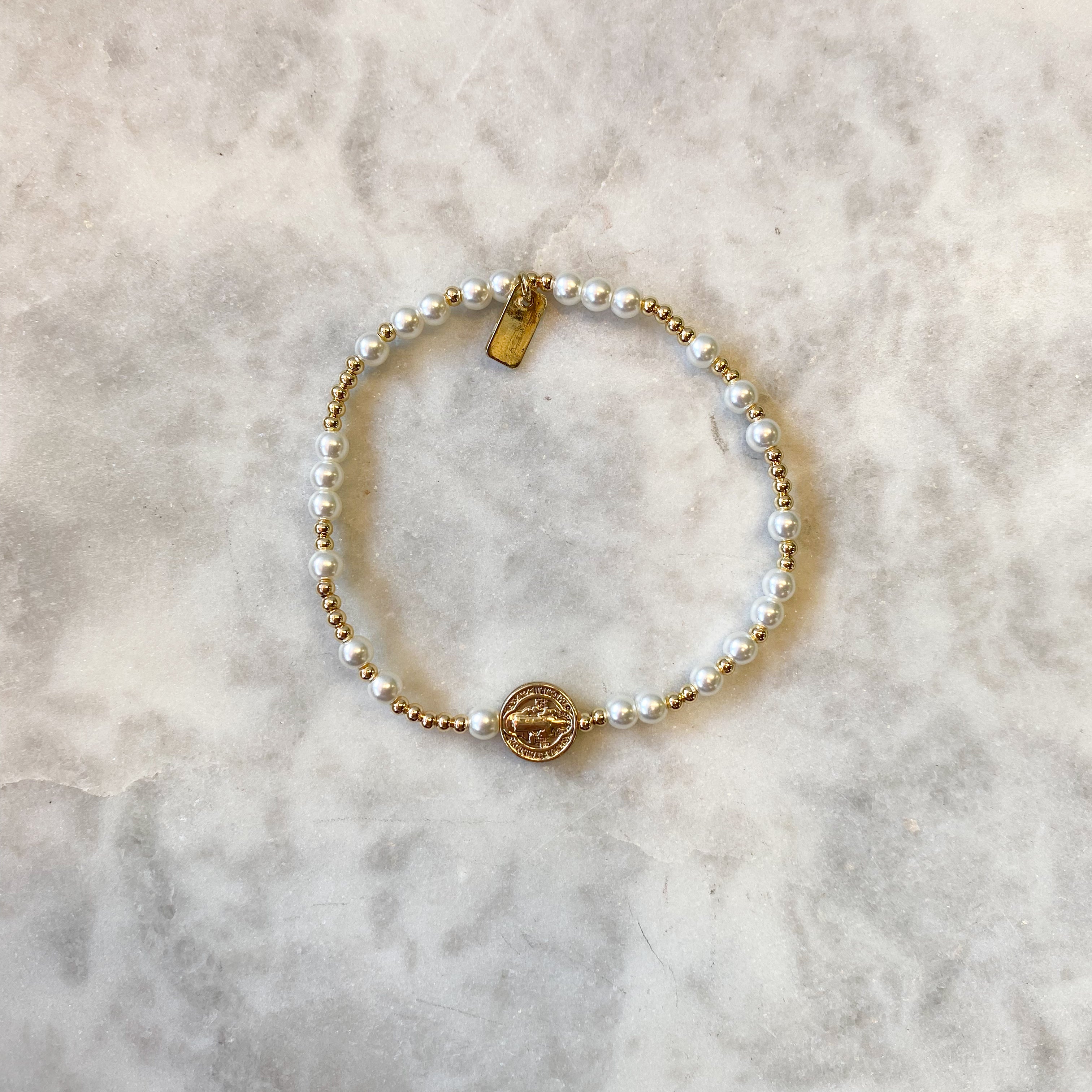 Medal & Saint Bracelet
