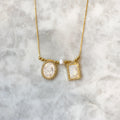 Mother of Pearl Sacred Scapula - Rectangle Pendant