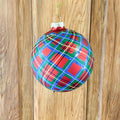 4" Plaid Ornament (2 Shapes)