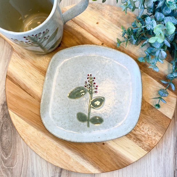 If Every Little Flower Stoneware Plate