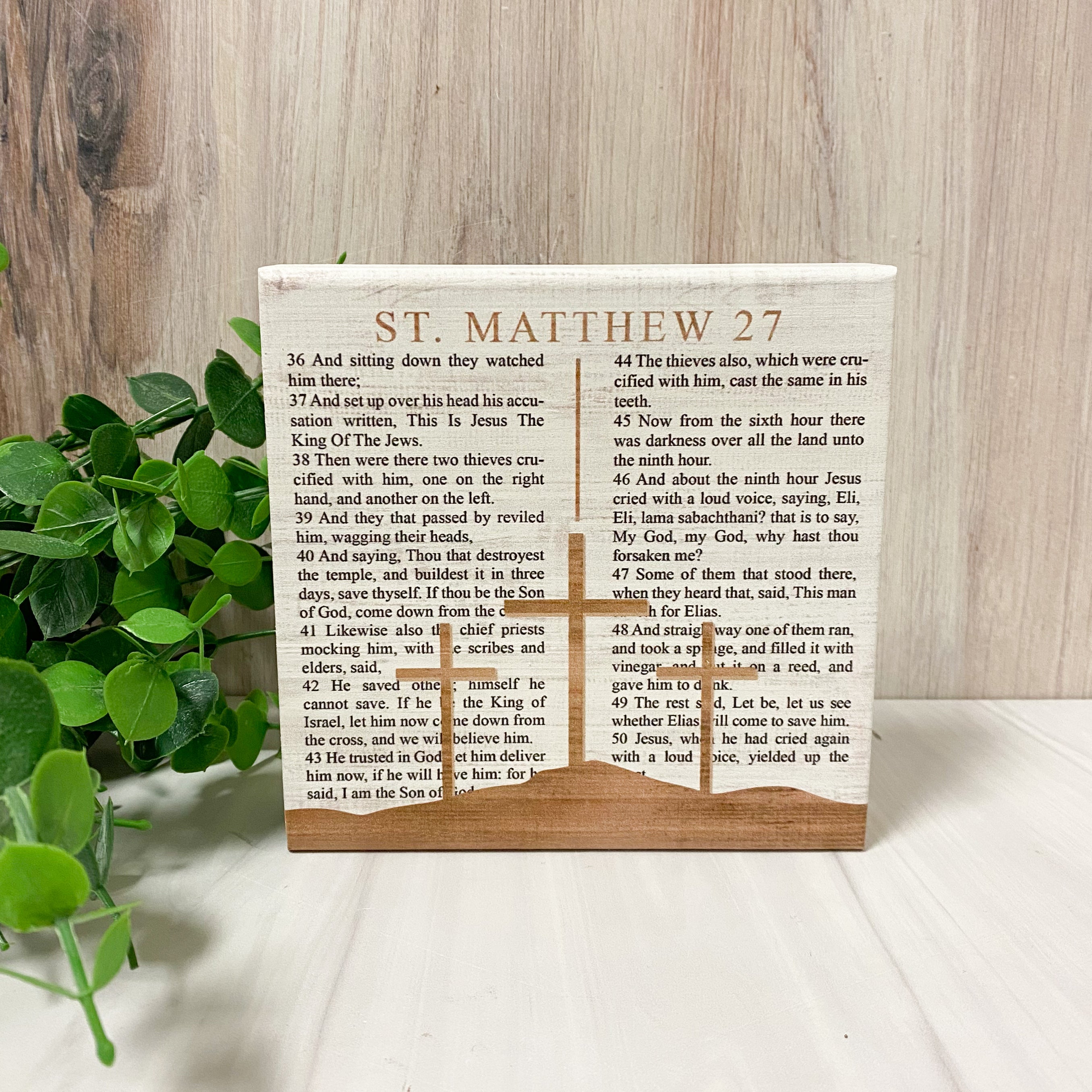 Matthew 27 Crosses