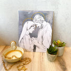 Mary and Joseph Praying Together