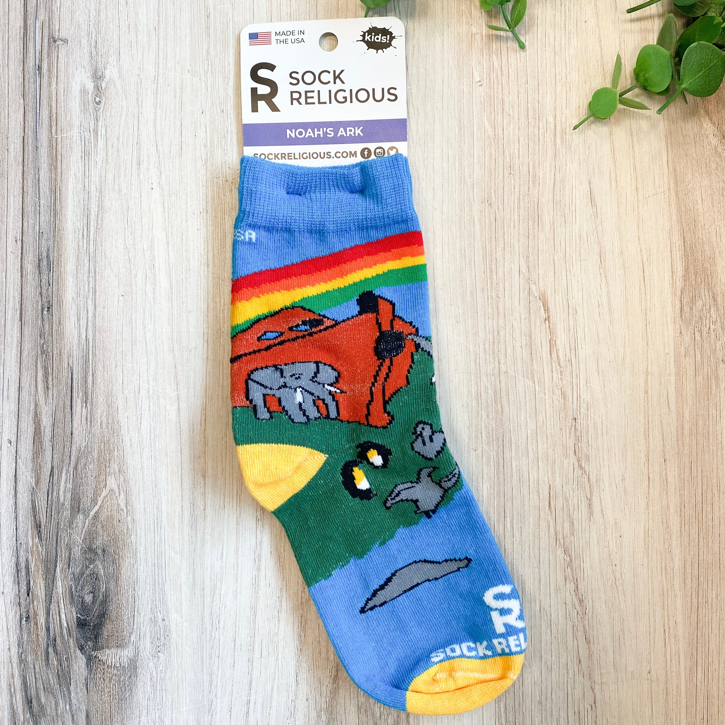 Noah's Ark Kids Contest Socks