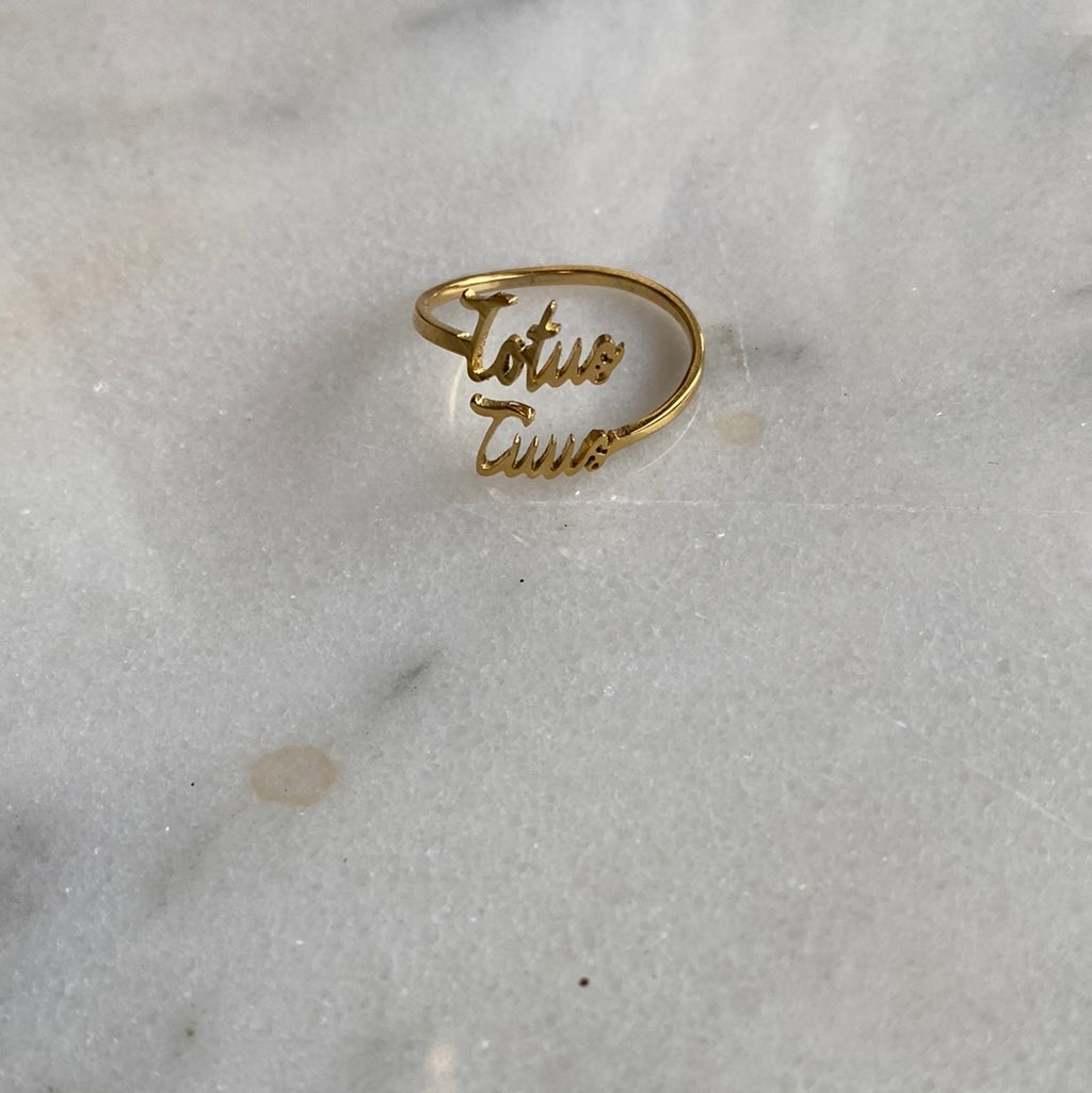 Totus tuus ring