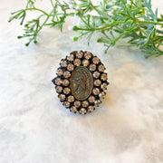 Vintage Jeweled Religious Rings