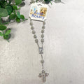 6mm Rhinestone Crystal Bead Auto Rosary