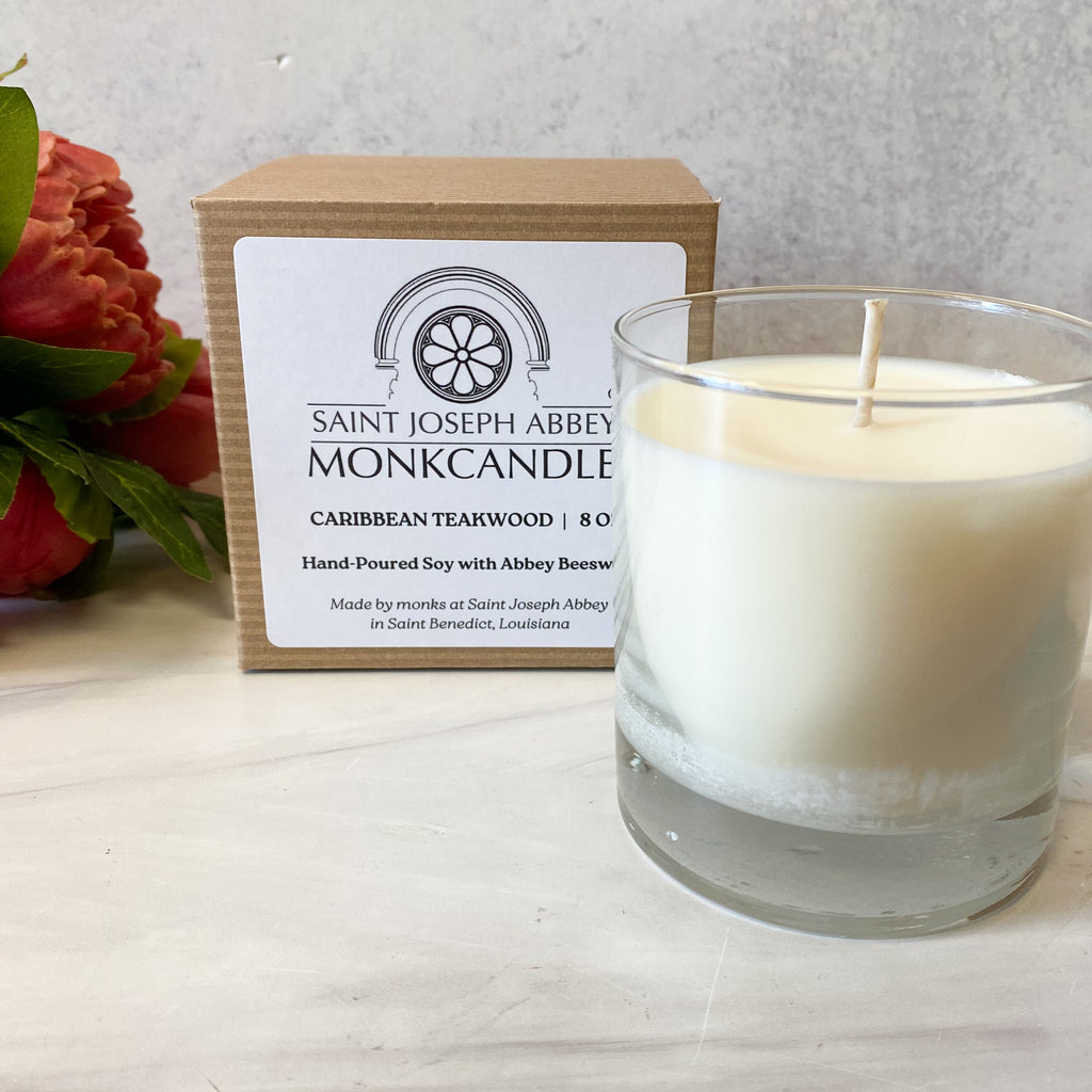 Monk Candle - Saint Joseph Abbey