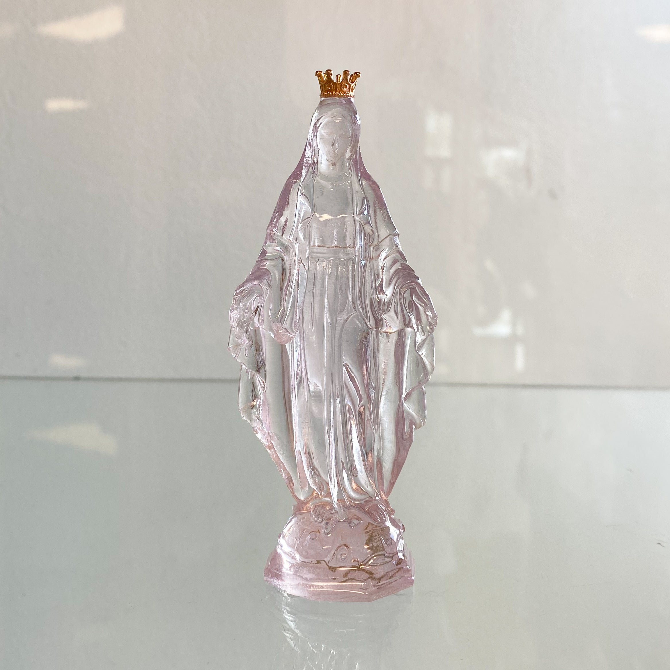 4" Crowned Mary Statue