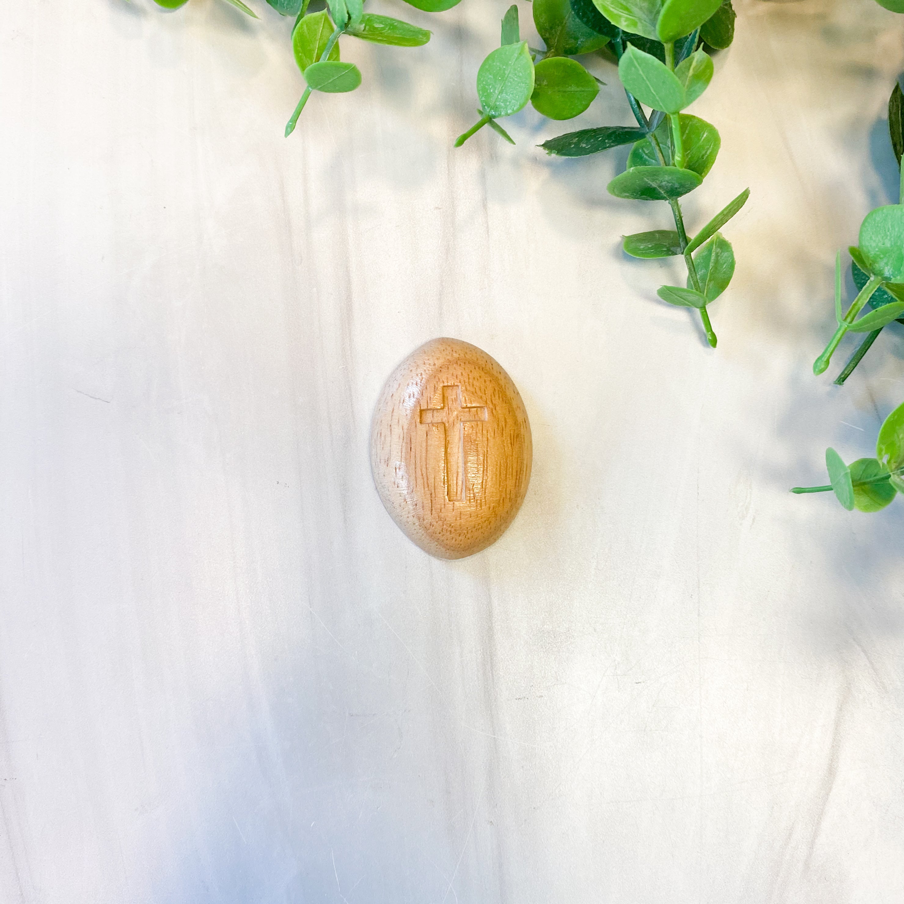 Wood Prayer Stone