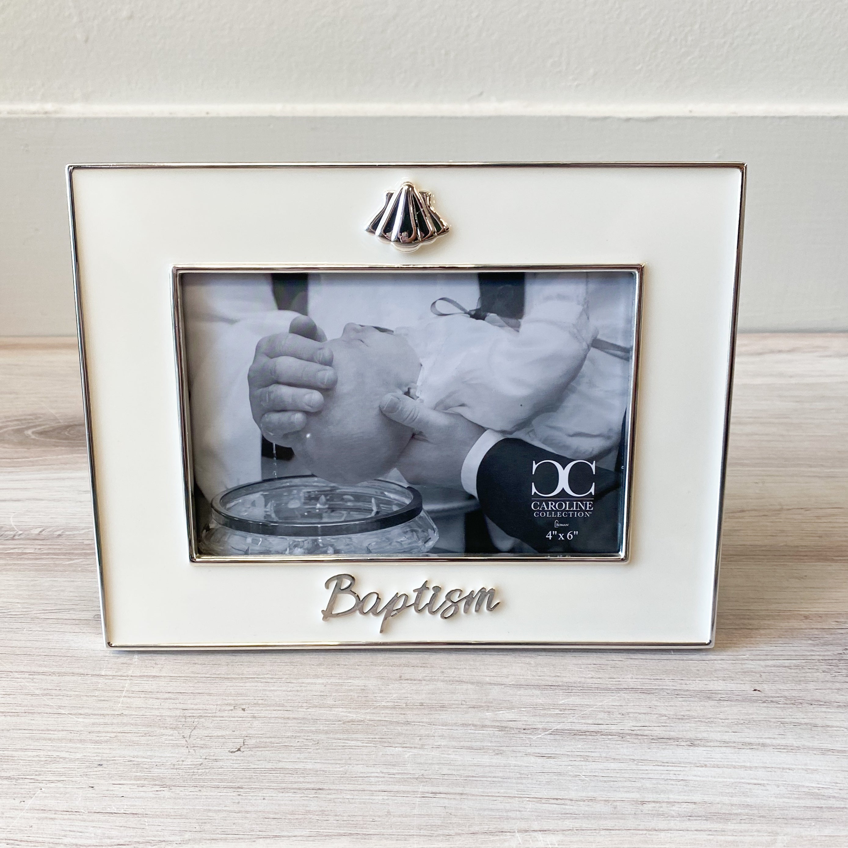 6.25"H Baptism Shell Frame