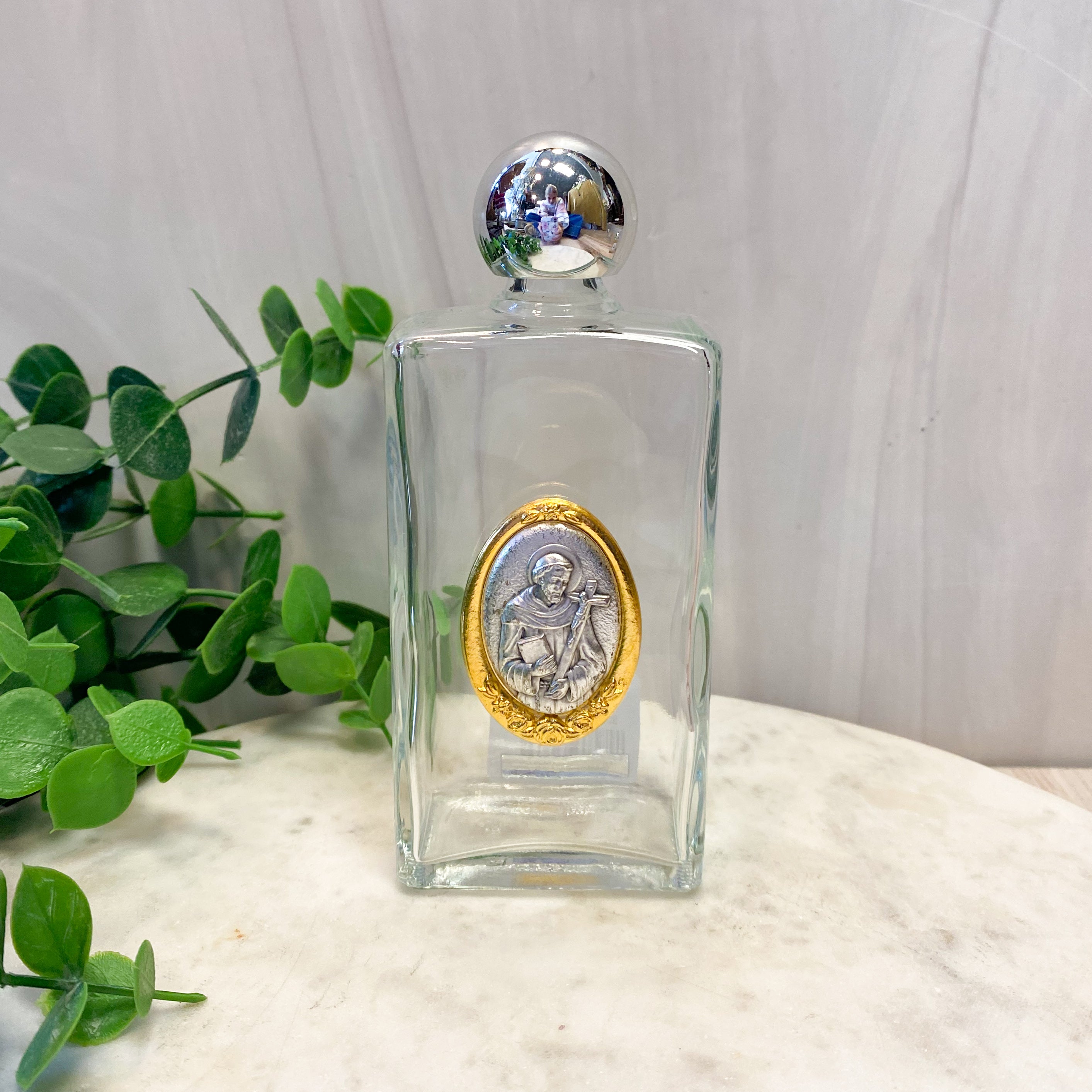 St. Francis Large Holy Water Bottle