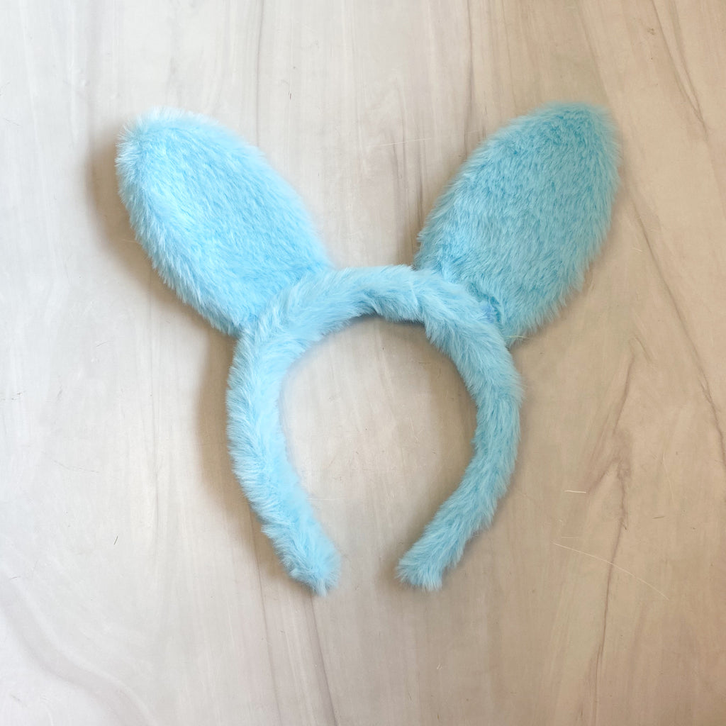 Fuzzy Bunny Ear Headband-Assorted