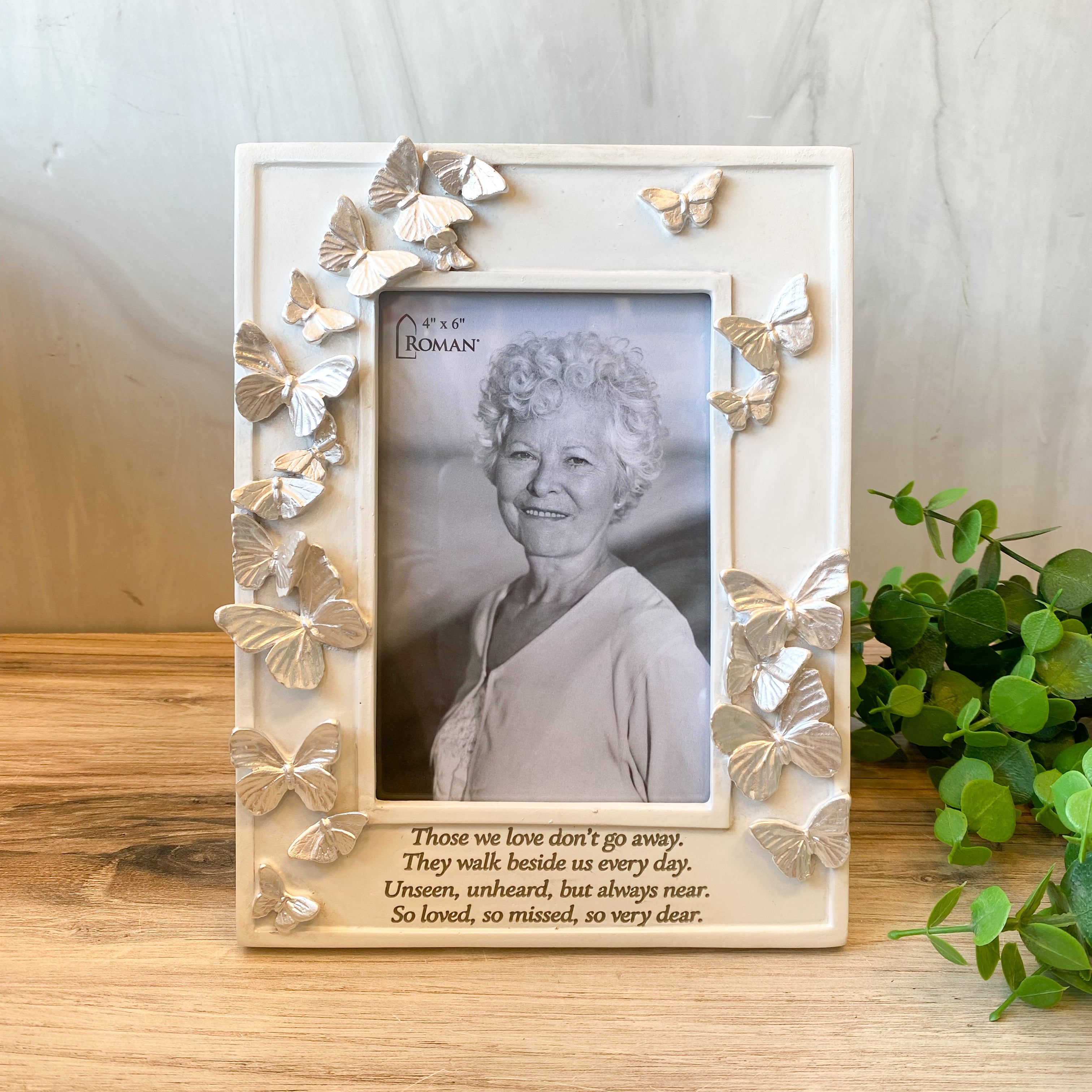 8.5"H Butterfly Memorial Frame