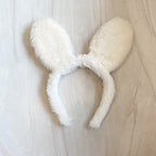 Fuzzy Bunny Ear Headband-Assorted