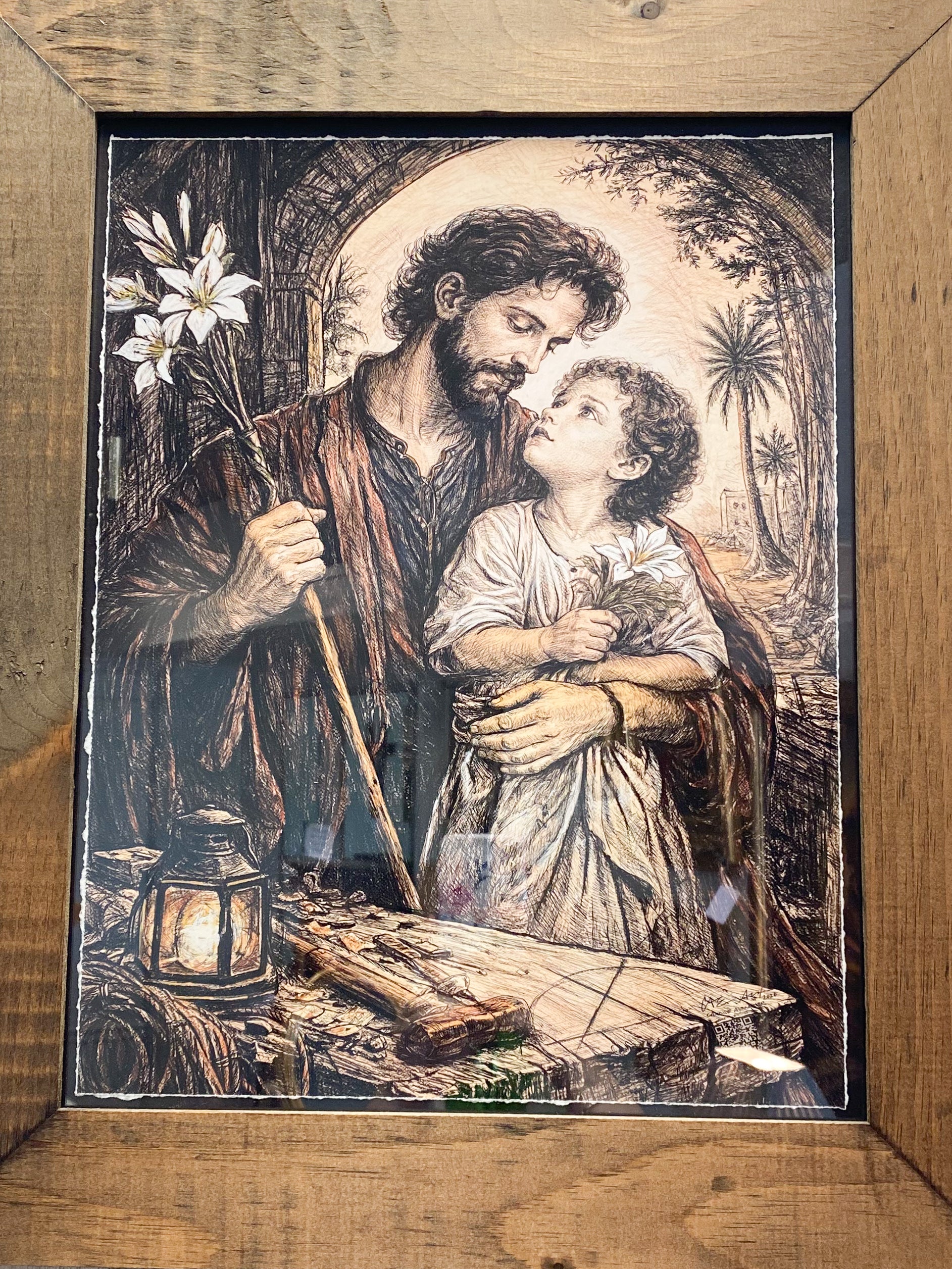 St. Joseph 14x18 Framed