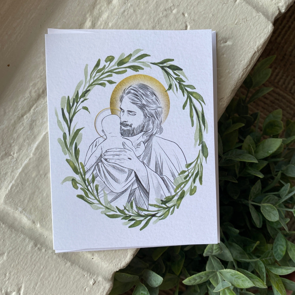 Jesus Miscarriage Greeting Card