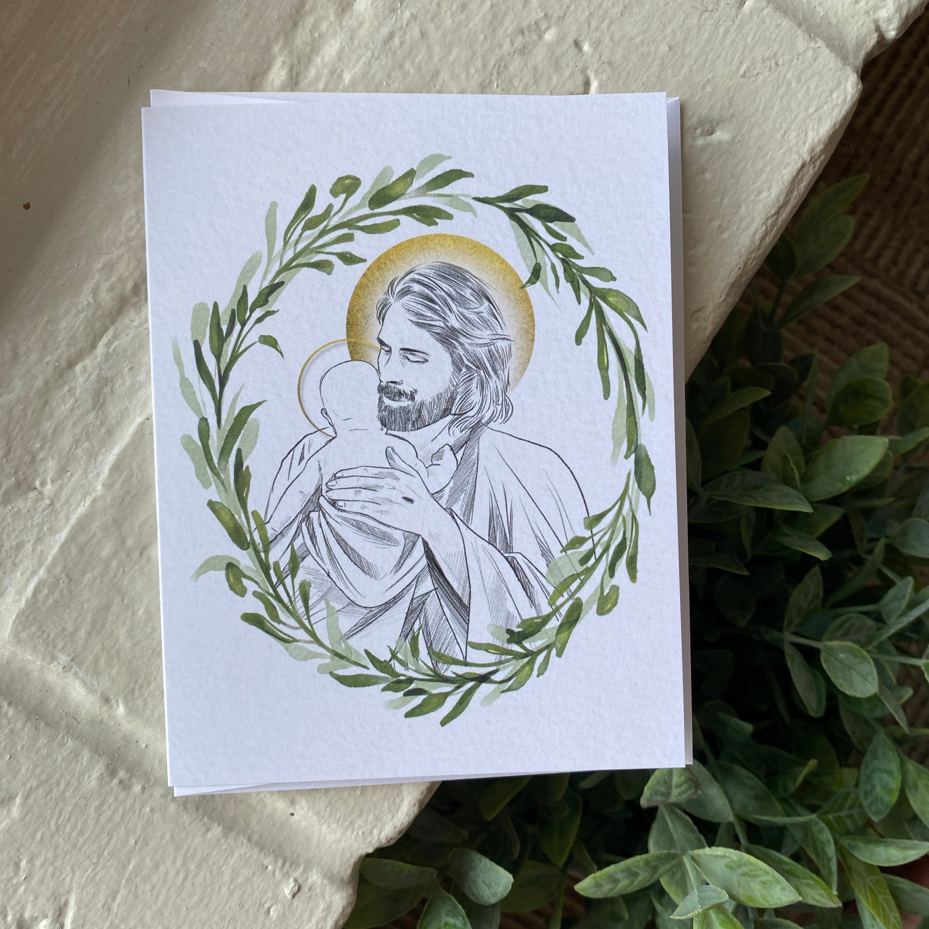 Jesus Miscarriage Greeting Card