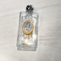 St. Benedict Glass Holy Water Bottle 2x5"1