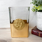 Gold Leaf Vase