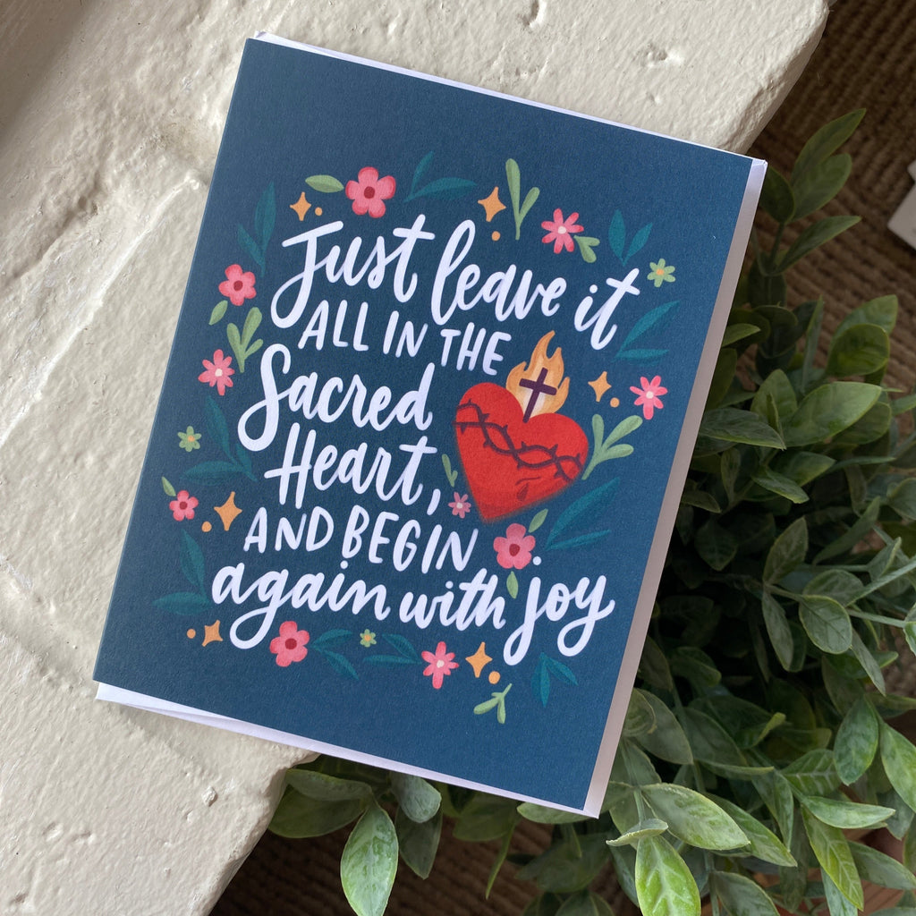 Begin Again with Joy Greeting Card