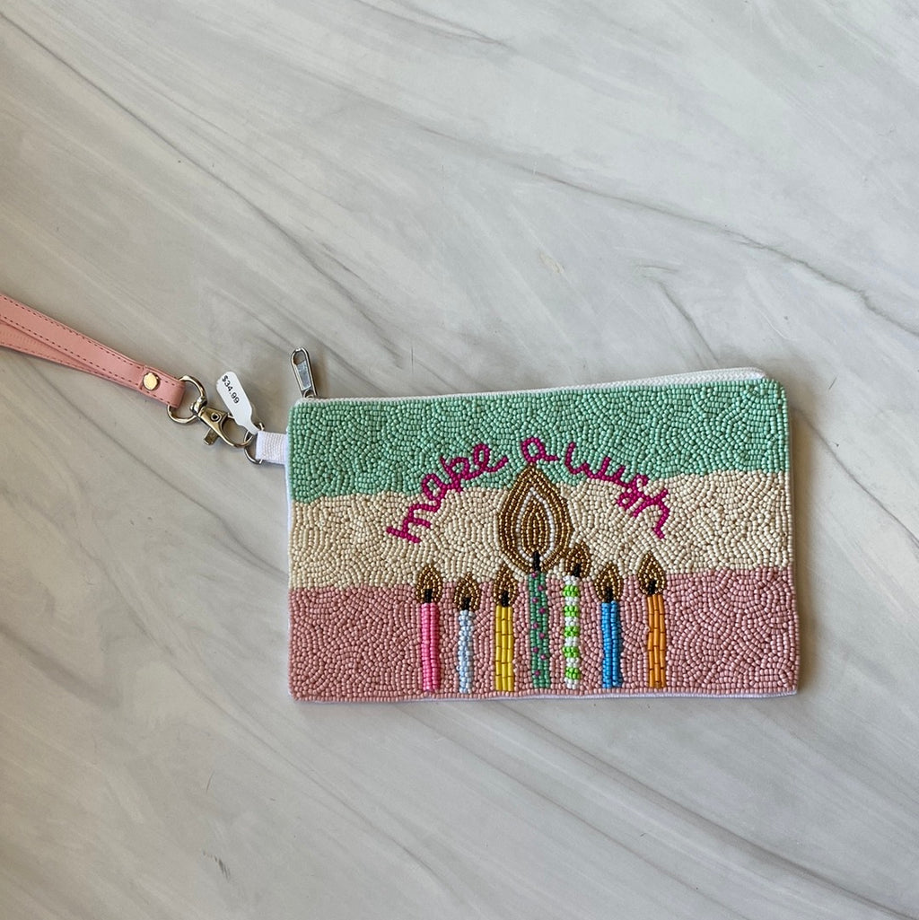 Beaded Wristlet