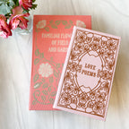 Linen Book Storage Boxes