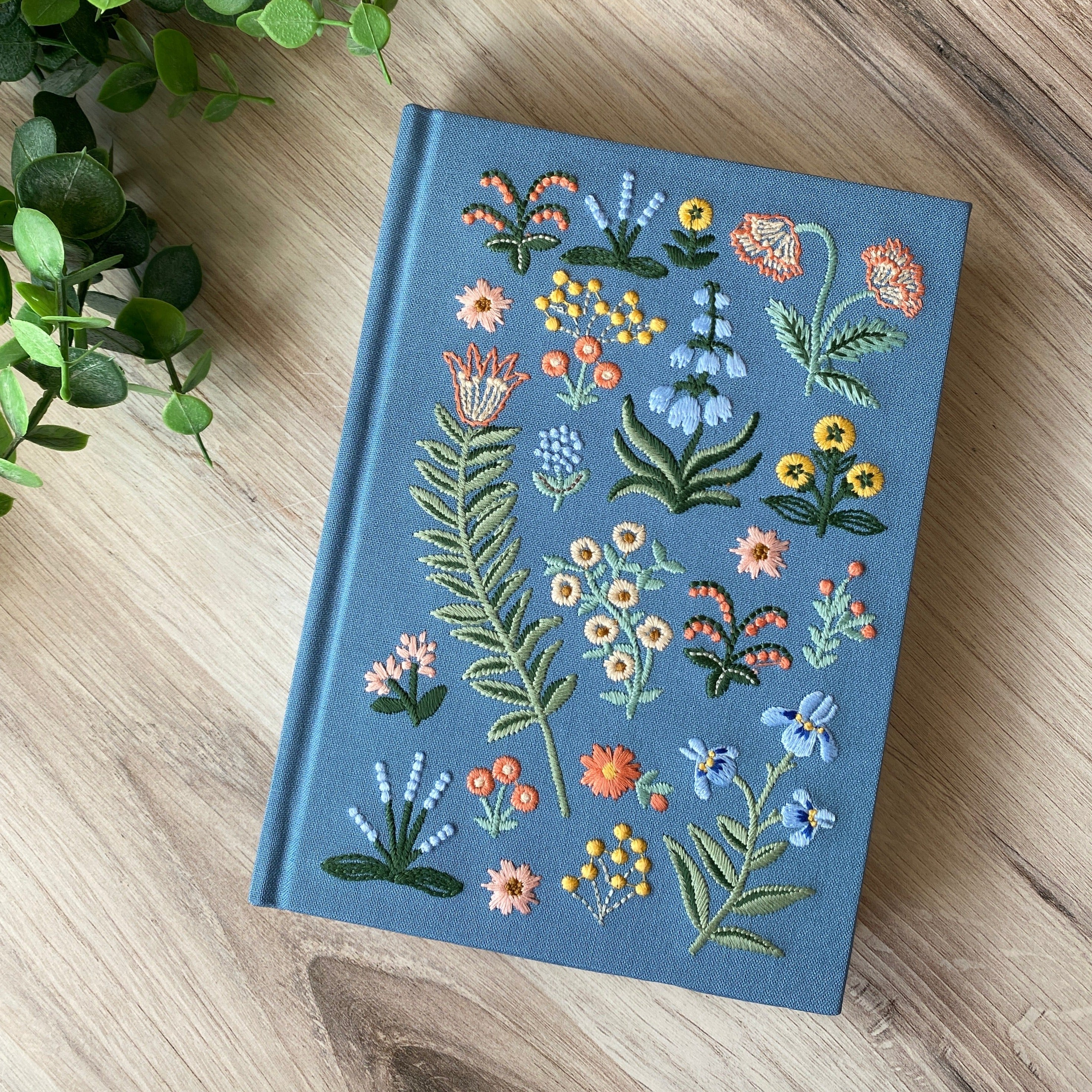Menagerie Garden Embroidered Journal