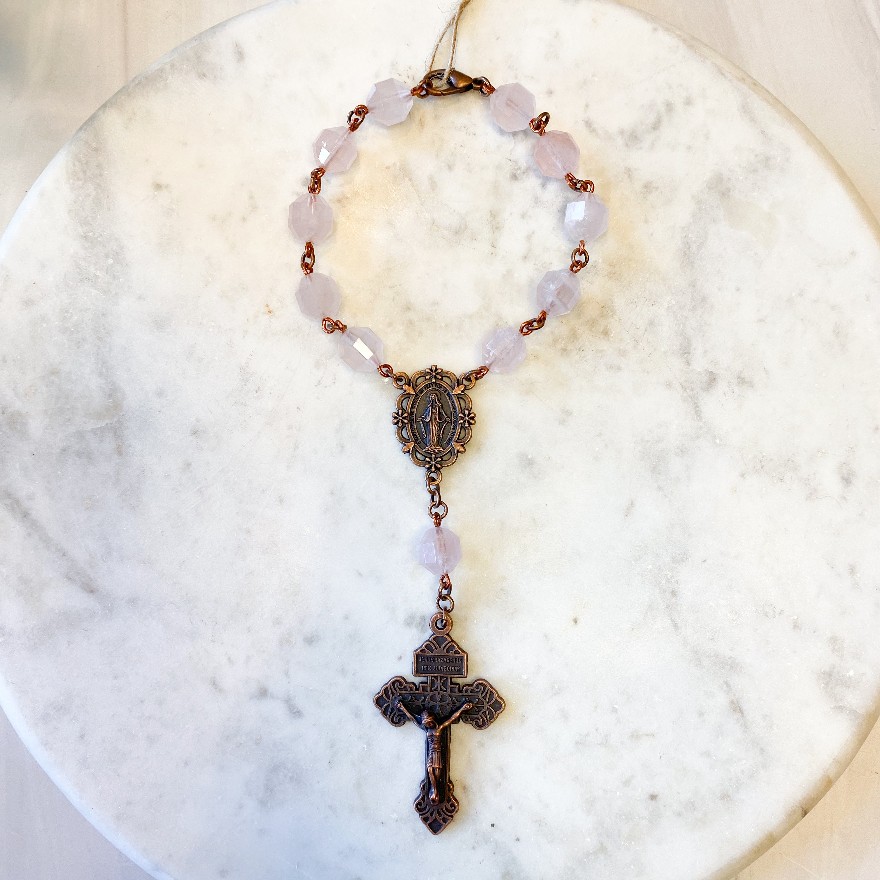 Rose Quartz Rosary