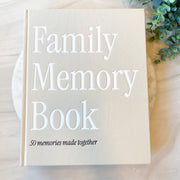 Family Memory Book: 50 memories made together