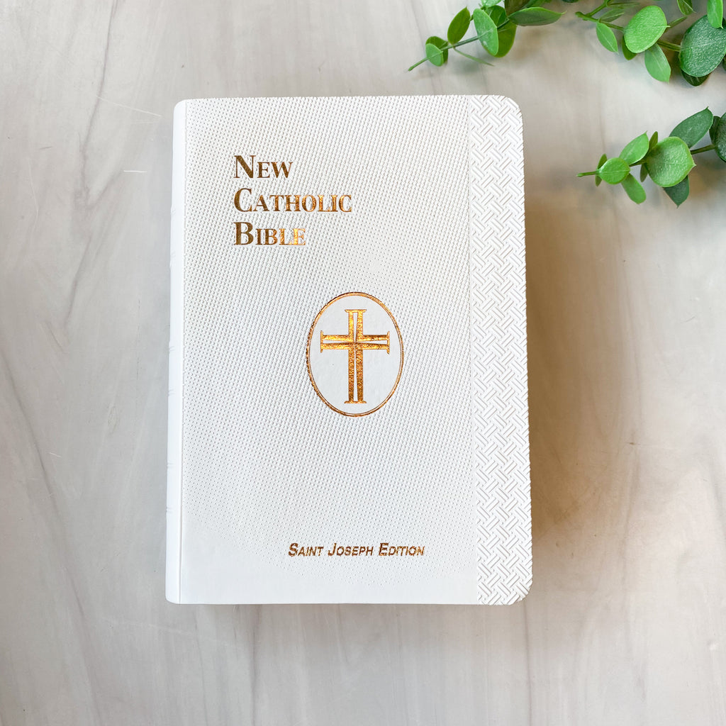 St. Joseph New Catholic Bible - Compact Size White