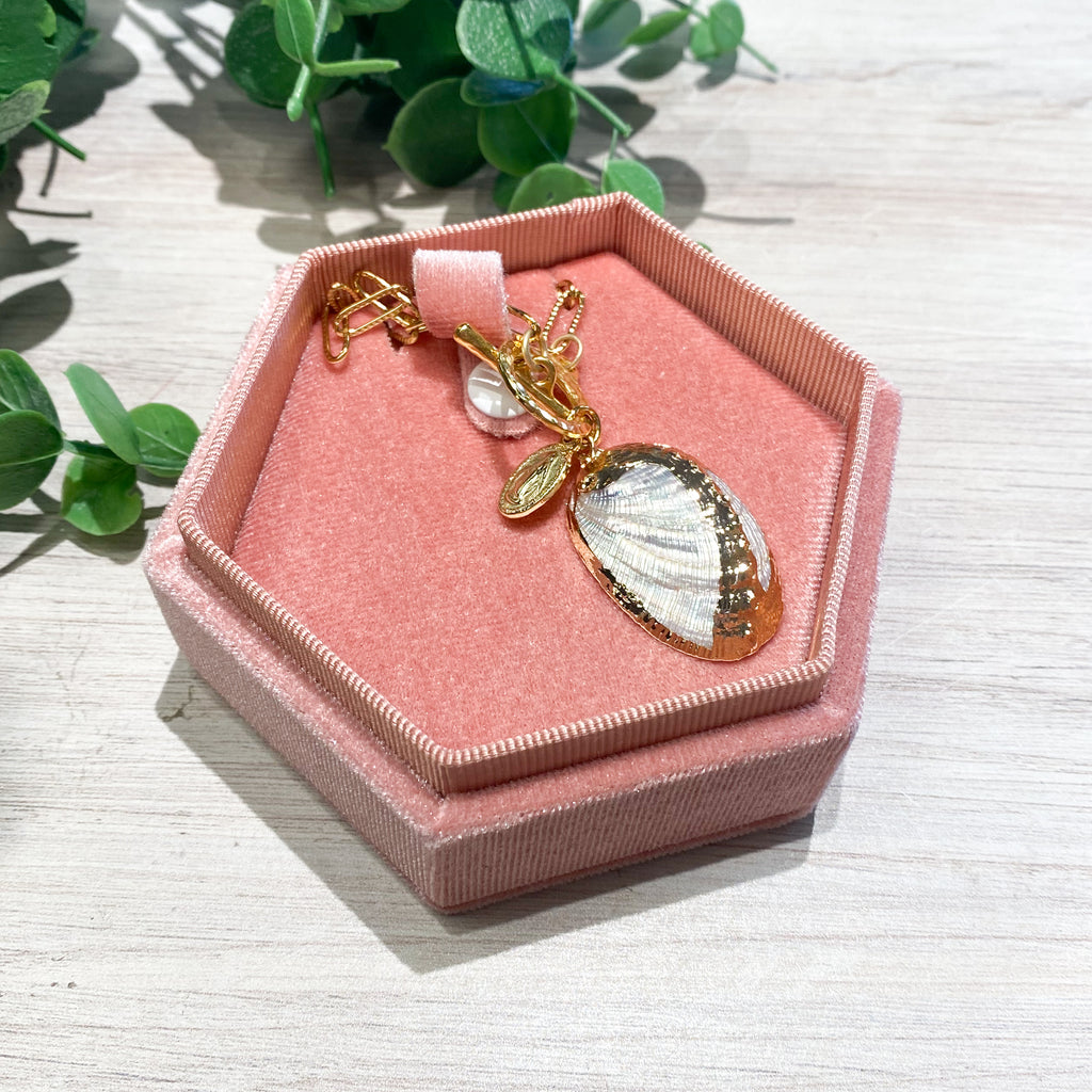 Vintage Gold Medal Toggle Neckace