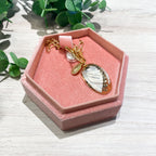 Vintage Gold Medal Toggle Neckace