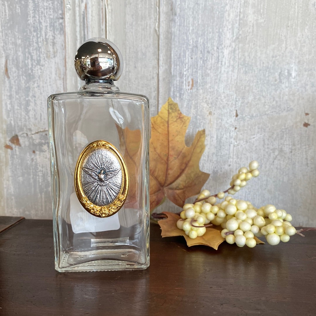 Holy Spirit Large Holy Water Bottle 2x5"