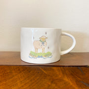 4" Rd x 3"H Stonewar Mug Figure Saying, 4 Styles