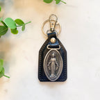 Leather Saint Keychains