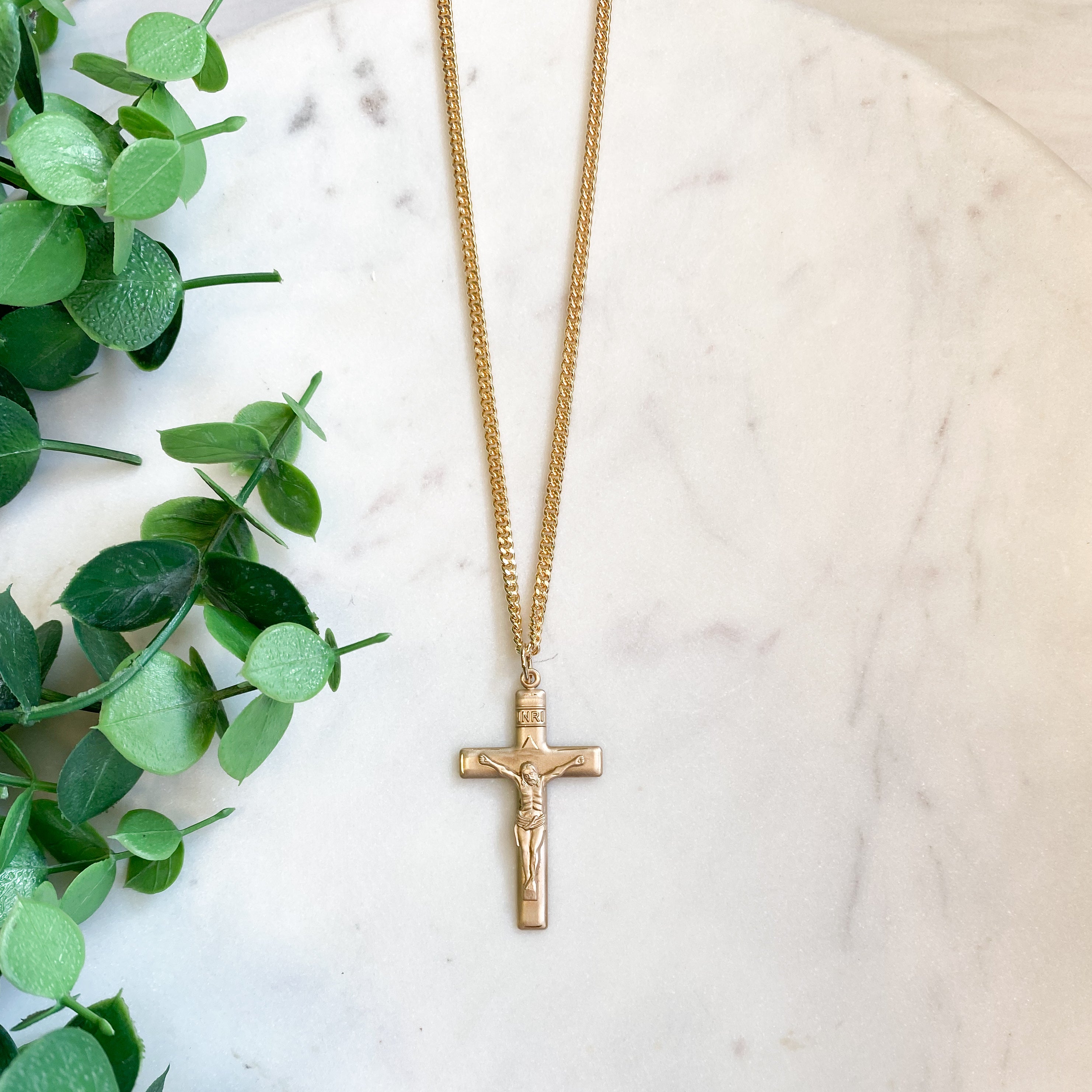 Heritage Crucifix Necklace - Large