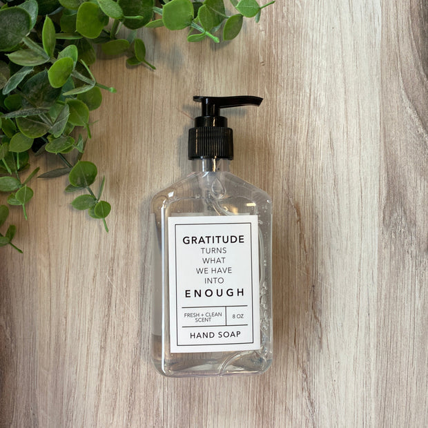 8 oz Gratitude Hand Soap